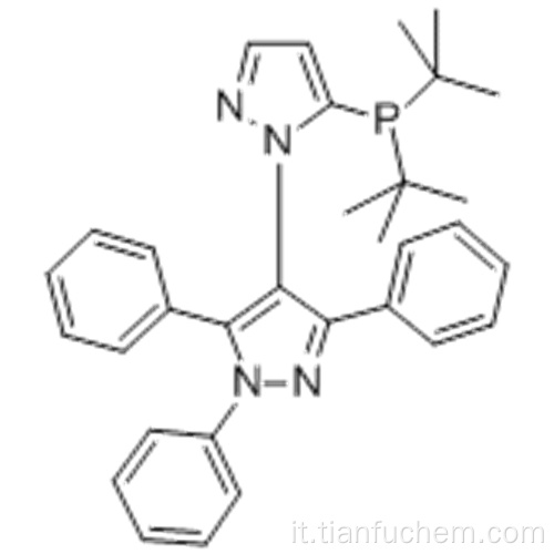 1,4&#39;-Bi-1H-pirazolo, 5- [bis (1,1-dimetiletil) fosfino] -1 &#39;, 3&#39;, 5&#39;-trifenile CAS 894086-00-1